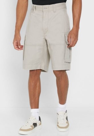 Beige Ralph Lauren Essential-shorts for menn