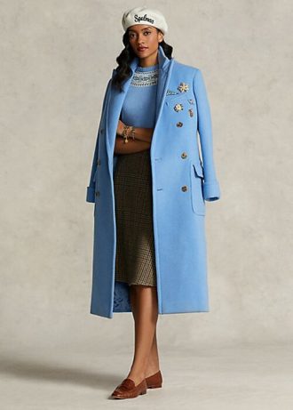 Blå dame Ralph Lauren The Spelman Collection Polo Coats