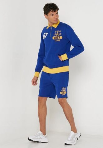 Blå Ralph Lauren Essential-shorts for menn