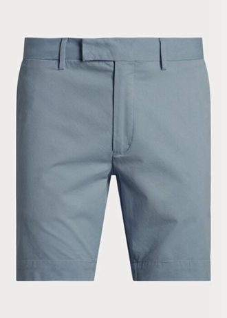 Blå Ralph Lauren Stretch Slim Fit Chino-shorts for menn