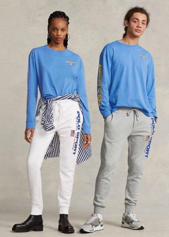 Blå Ralph Lauren T-skjorter i klassisk passform for menn