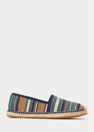 Flerfarget Ralph Lauren håndvevd Jacquard Espadrille for menn