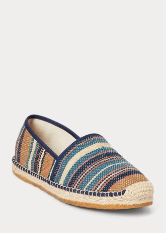 Flerfarget Ralph Lauren håndvevd Jacquard Espadrille for menn