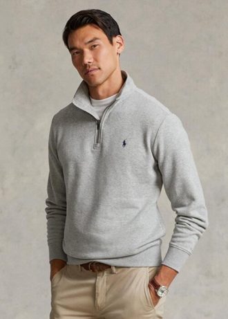Grå herre Ralph Lauren The Rl fleecegenser