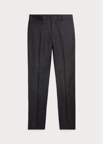 Grå Ralph Lauren Slim Fit Ull Twill-bukser for menn