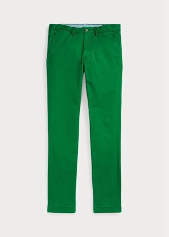 Grønne Ralph Lauren Stretch Slim Fit Chino-bukser for menn