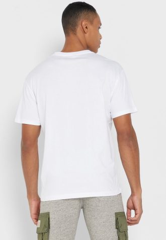 Hvite Ralph Lauren Essential T-skjorter med rund hals for menn