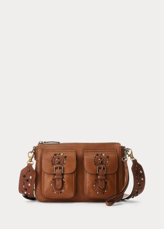 Lauren Tan Dame Ralph Lauren Pigglær Medium Noa Crossbody-vesker
