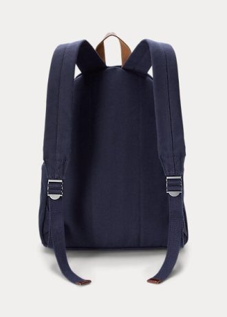 Marine Ralph Lauren Polo Bear Canvas ryggsekker for menn