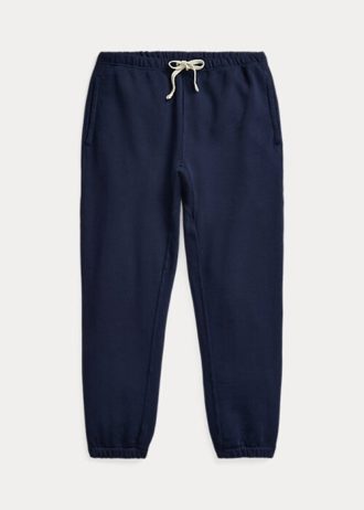Marineblå Ralph Lauren fleece joggebukse for kvinner