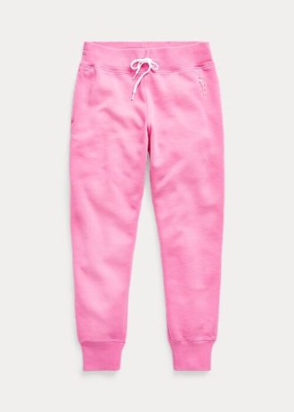 Rosa dame Ralph Lauren Rosa ponni fleece joggebukse