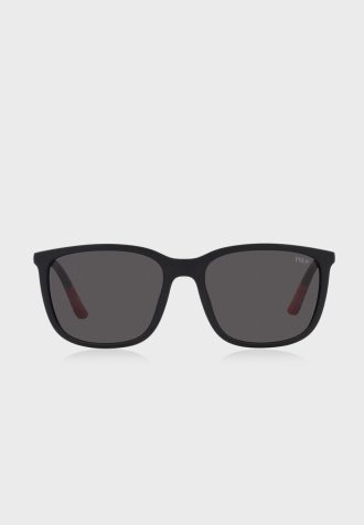 Svarte Ralph Lauren 0Ph4185U Wayfarers solbriller for menn
