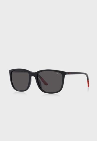 Svarte Ralph Lauren 0Ph4185U Wayfarers solbriller for menn